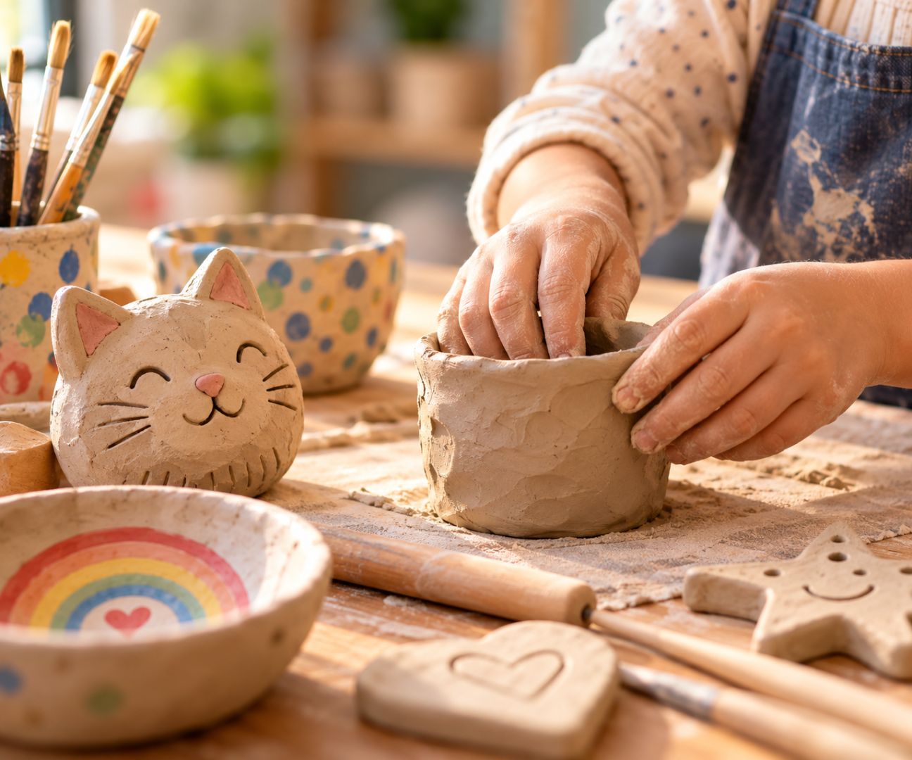 Bild vom Kurs Herbst-T&ouml;pfern f&uuml;r Kinder (6-12 Jahre)